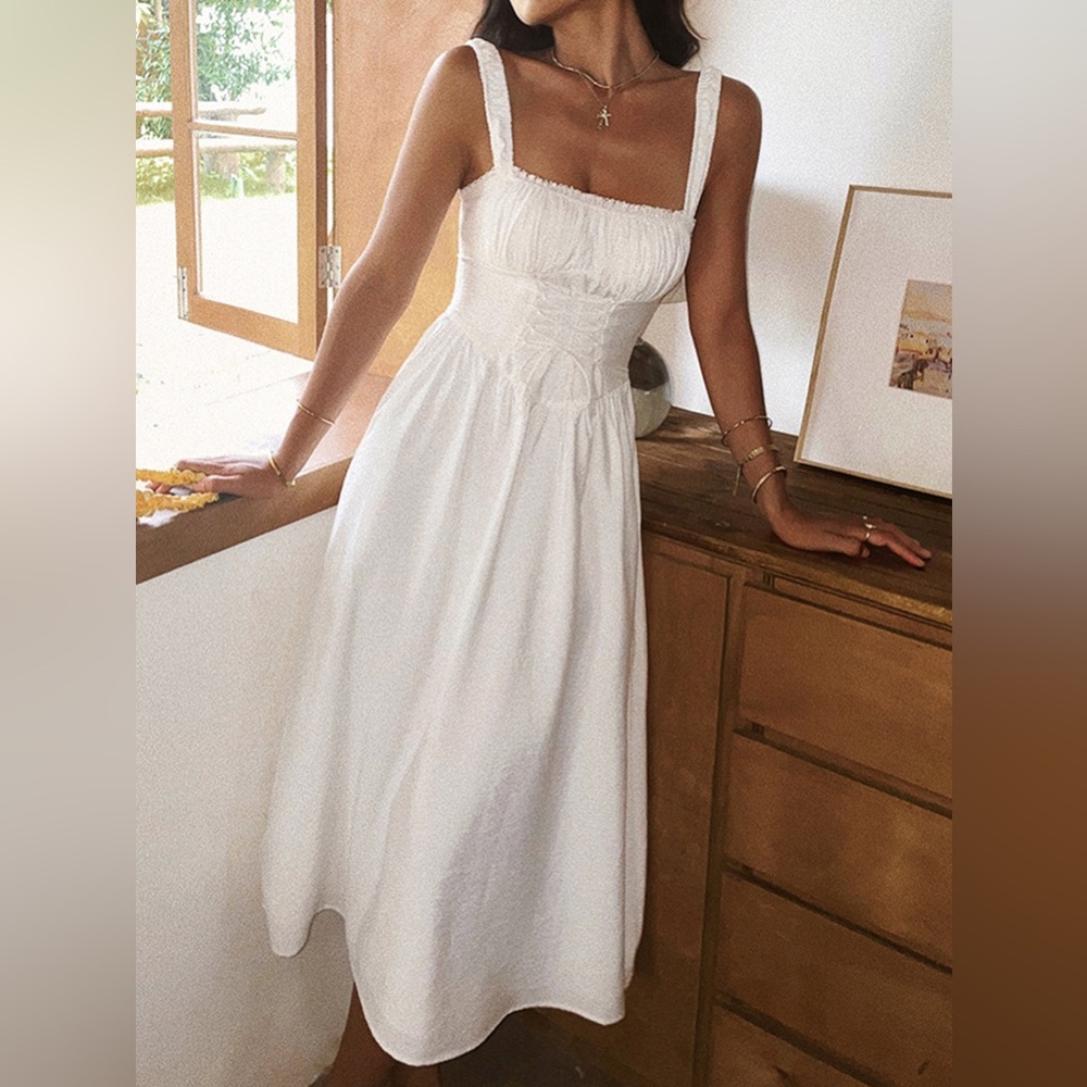 coastal cowgirl corset dress - size XL